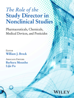 The Role of the Study Director in Nonclinical Studies: Pharmaceuticals, Chemicals, Medical Devices, and Pesticides