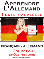 Apprendre l’allemand - Texte parallèle - Collection drôle histoire (Français - Allemand)