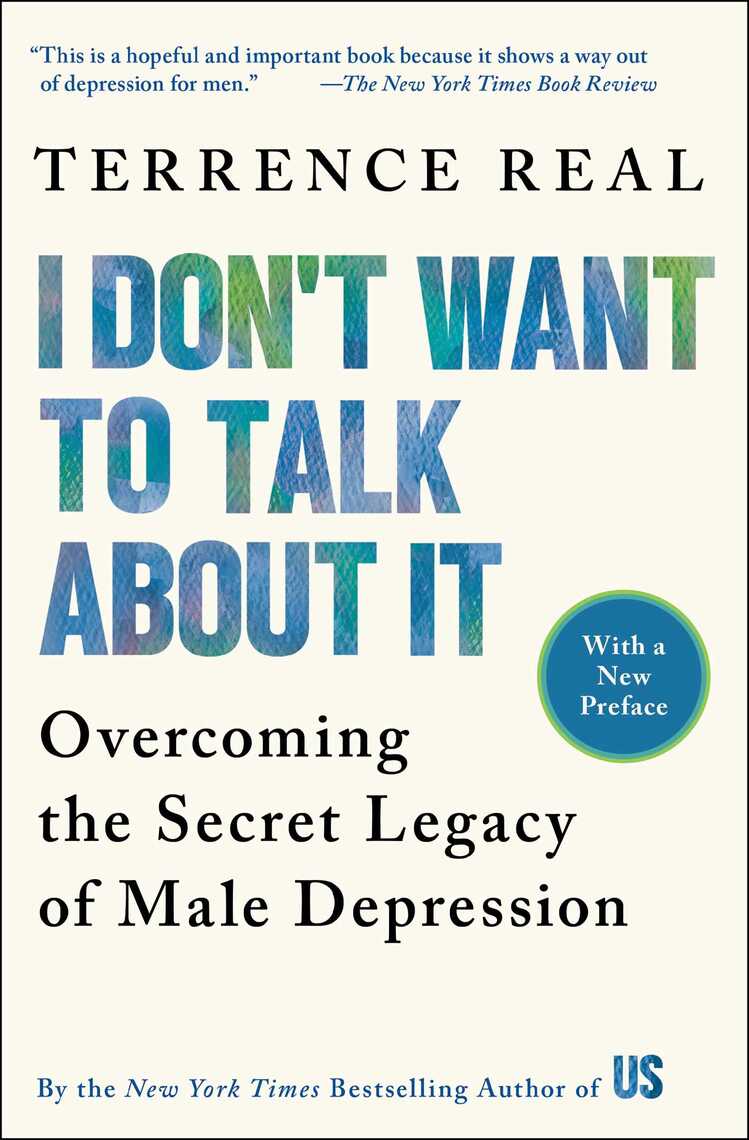 I Don't Want to Talk About It by Terrence Real Book