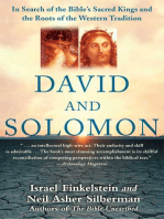 David and Solomon: In Search of the Bible's Sacred Kings and the Roots of the Western Tradition