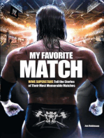 My Favorite Match: WWE Superstars Tell the Stories of Their Most Memorable Matches