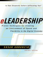 eLeadership: Proven Techniques for Creating an Environment of Speed and Flexibility in the Digital Economy