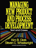 Managing New Product and Process Development: Text Cases