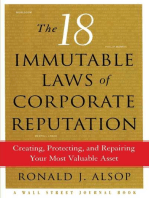 The 18 Immutable Laws of Corporate Reputation