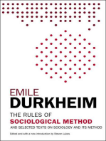 The Rules of Sociological Method: And Selected Texts on Sociology and its Method