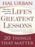 Life's Greatest Lessons: 20 Things That Matter