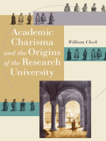 Academic Charisma and the Origins of the Research University