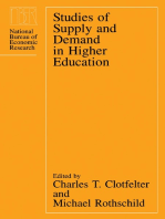 Studies of Supply and Demand in Higher Education