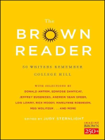 The Brown Reader: 50 Writers Remember College Hill