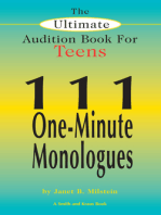 The Ultimate Audition Book for Teens Volume 1: 111 One-Minute Monologues