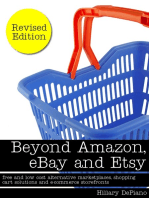 Beyond Amazon, eBay and Etsy: free and low cost alternative marketplaces, shopping cart solutions and e-commerce storefronts