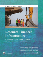 Resource Financed Infrastructure