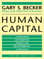Human Capital: A Theoretical and Empirical Analysis, with Special Reference to Education