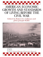 American Economic Growth and Standards of Living before the Civil War