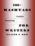 500+ Hashtags for Writers