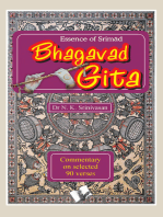 Essence of Srimad Bhagvad Gita: Commentary on selected 90 verses