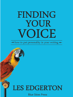 Finding Your Voice: How to Put Personality in Your Writing