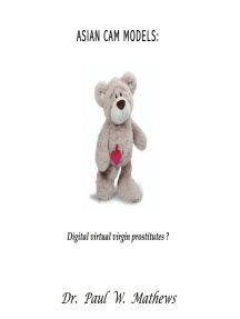 Asian Cam Models: Digital Virtual Virgin Prostitutes? by Paul ...