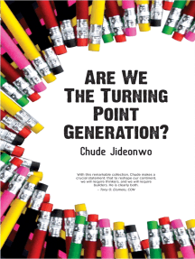 Read Are We The Turning Point Generation Online By Chude Jideonwo Books