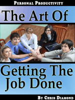 Personal Productivity: The Art of Getting The Job Done