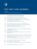 Yale Law Journal: Symposium - The Meaning of the Civil Rights Revolution (Volume 123, Number 8 - June 2014)