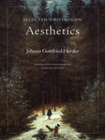 Selected Writings on Aesthetics