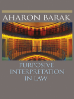 Purposive Interpretation in Law