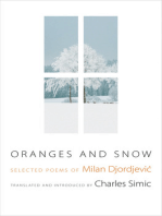 Oranges and Snow: Selected Poems of Milan Djordjević