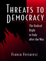 Threats to Democracy: The Radical Right in Italy after the War