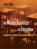 The Market Approach to Education: An Analysis of America's First Voucher Program