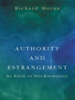 Authority and Estrangement: An Essay on Self-Knowledge