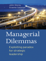 Managerial Dilemmas: Exploiting paradox for strategic leadership