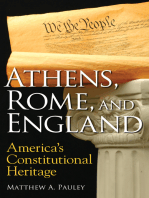 Athens, Rome, and England: America's Constitutional Heritage