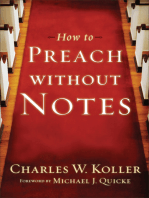 How to Preach without Notes