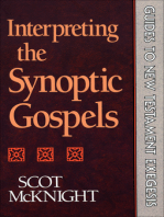 Interpreting the Synoptic Gospels (Guides to New Testament Exegesis)