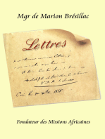 Les lettres de Mgr de Marion Brésillac