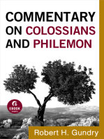 Commentary on Colossians and Philemon (Commentary on the New Testament Book #12)