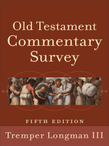 Read Old Testament Commentary Survey Online By Tremper Longman Iii Books