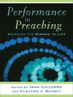 Performance in Preaching (Engaging Worship): Bringing the Sermon to Life