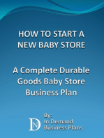 How To Start A New Baby Store: A Complete Durable Goods Baby Store Business Plan