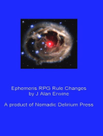 Ephemeris RPG Rule Changes