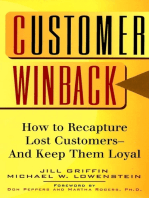 Customer Winback: How to Recapture Lost Customers--And Keep Them Loyal