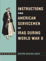 Instructions for American Servicemen in Iraq during World War II