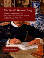 The Devil's Handwriting: Precoloniality and the German Colonial State in Qingdao, Samoa, and Southwest Africa