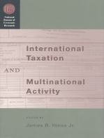 International Taxation and Multinational Activity