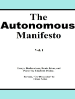 The Autonomous Manifesto