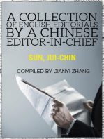 A Collection of English Editorials by a Chinese Editor-in-Chief