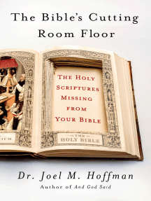The Bible S Cutting Room Floor By Dr Joel M Hoffman Book
