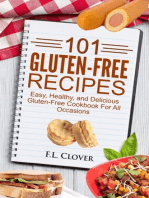 Gluten Free Cookbooks: 101 Gluten Free Recipes - Easy, Healthy, and Delicious Gluten-Free Cookbook For All Occasions (Gluten Free, Gluten Free Cookbooks)