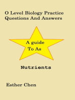 O Level Biology Practice Questions And Answers Nutrients